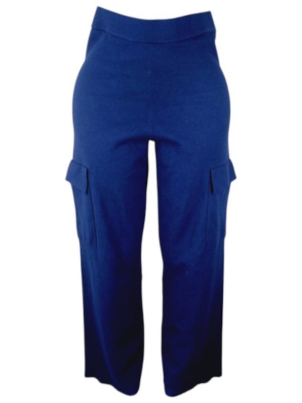 Wilfred Women's Navy Waistband Relax Cargo Pocket Wide-Leg Pant Size L